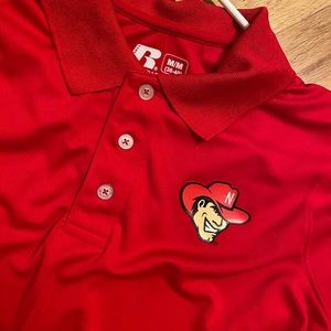 2 - Russell brand NEBRASKA HUSKERS polos